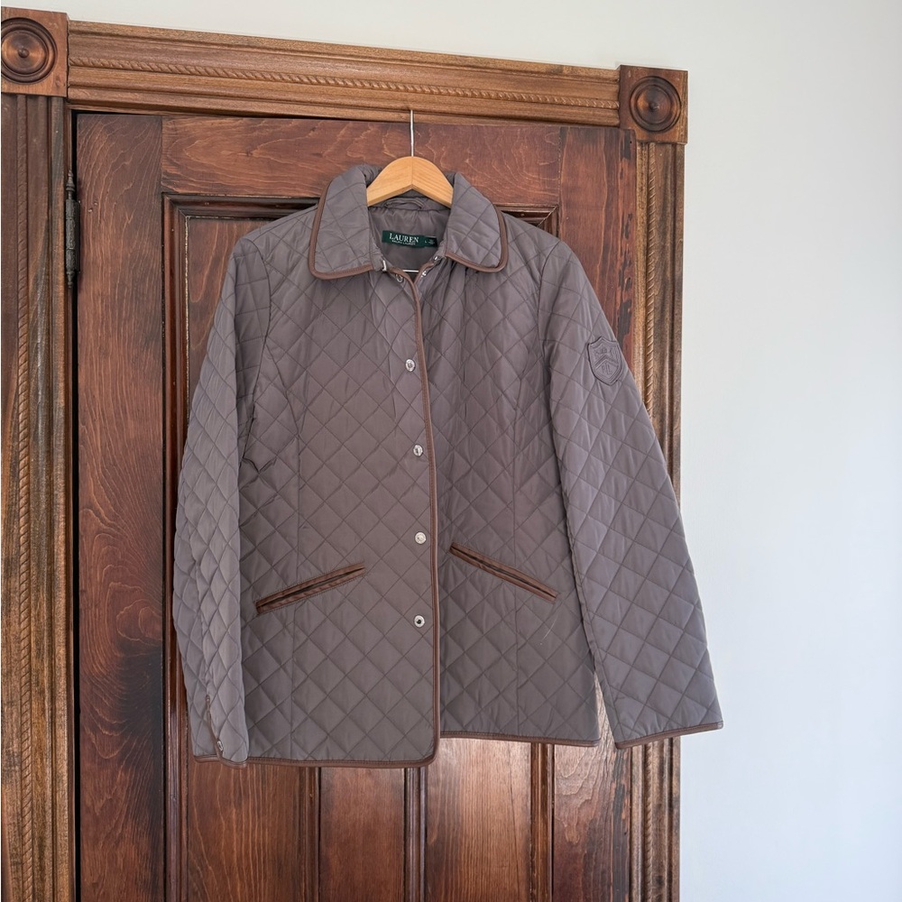Ralph Lauren Quilted Gray Jacket